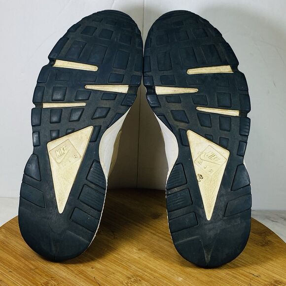 Nike Air Huarache Leopard Cheetah Animal Safari Print Khaki Black White 8.5 - Picture 6 of 7